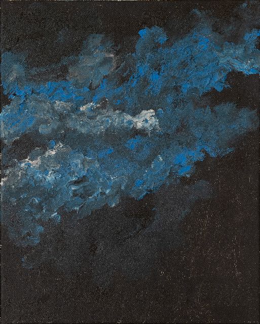 Armando | Wolken, olieverf op doek, 50,0 x 40,0 cm, gesigneerd verso en verso 13-3-12