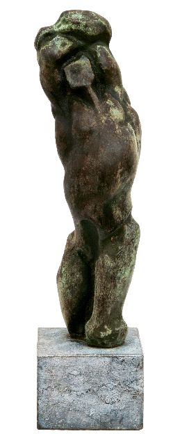 Jean Houben | Male nude, bronze, 29.0 cm