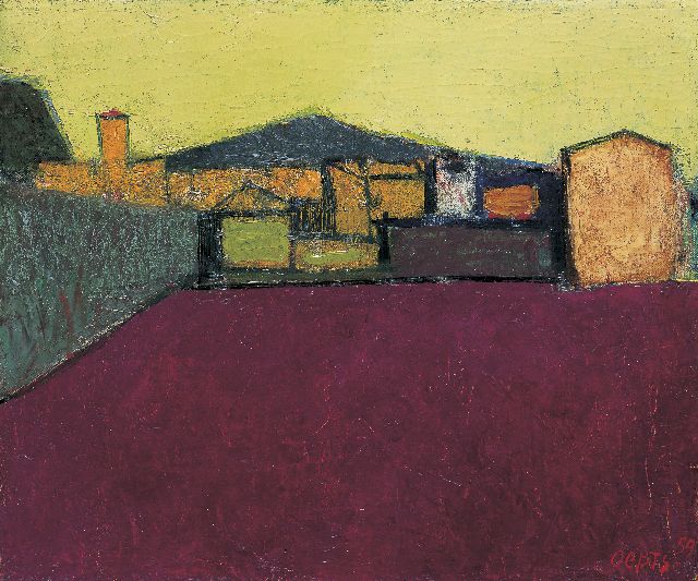 Oepts W.A.  | Landscape, South France, oil on canvas 38.1 x 46.3 cm, signed l.r. and dated '59